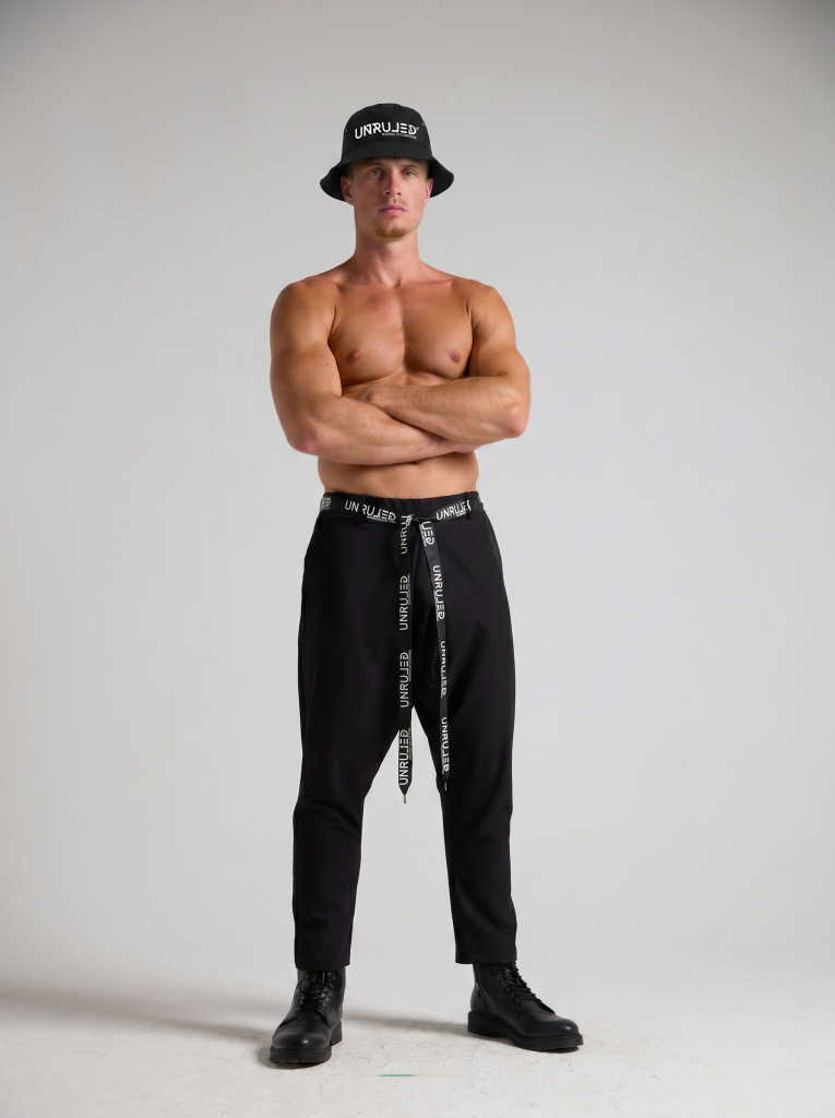 UNRULED bucket hat featuring a minimalist contemporary design
